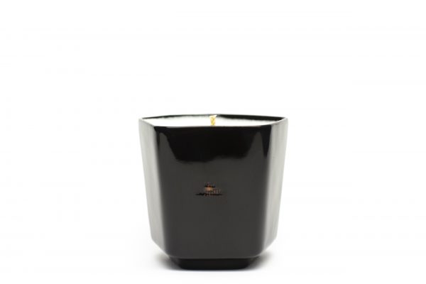 Perfumed luxury designer ceramic candle black