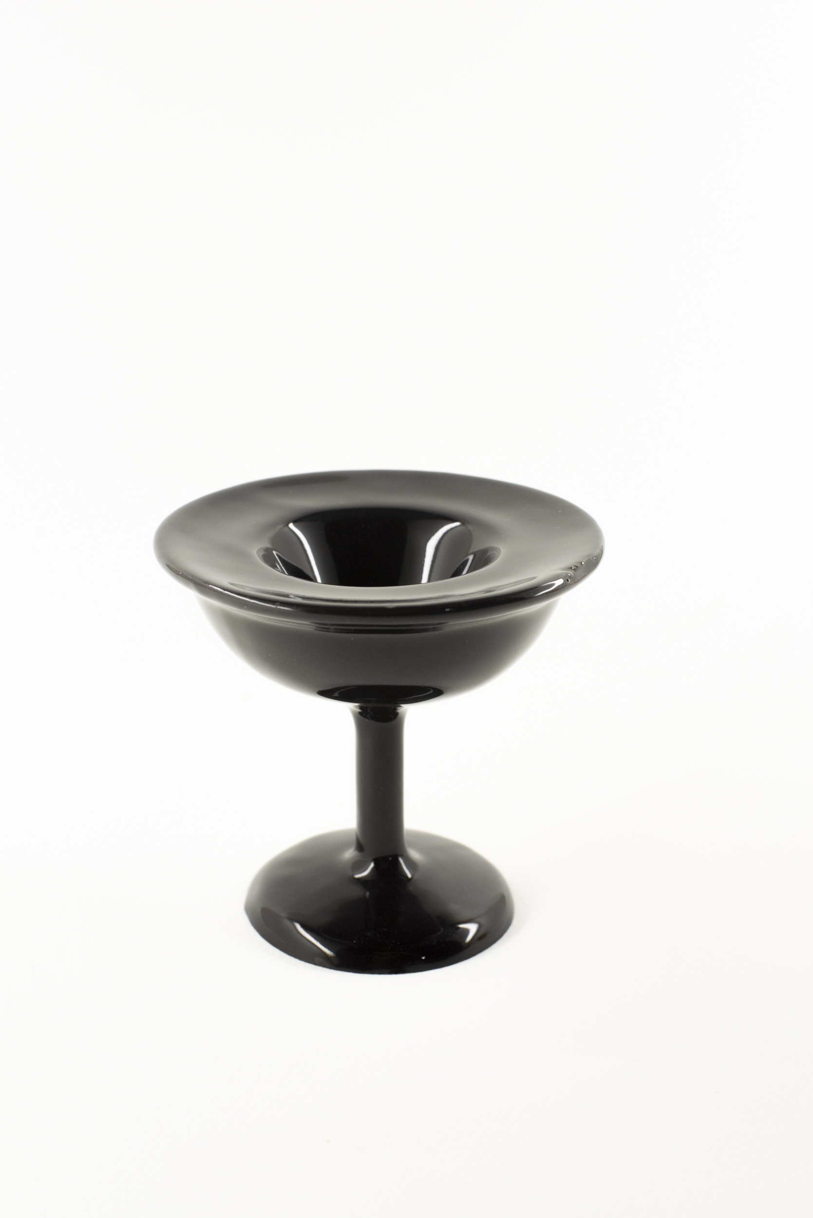 Ceramic designer black egg cup