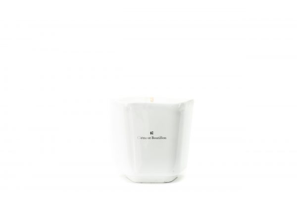 luxury ceramic designer white candle