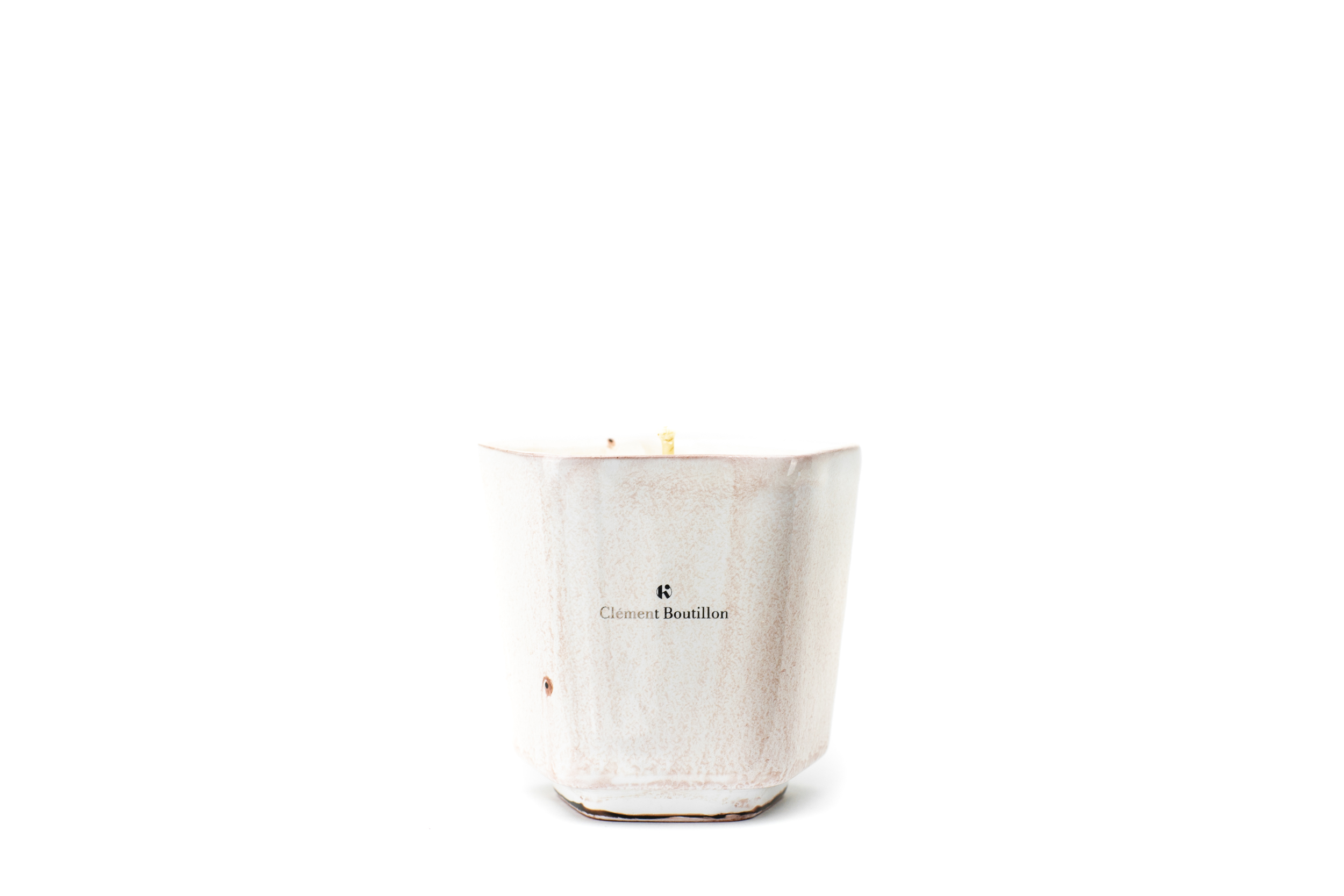 luxury ceramic designer pink candle