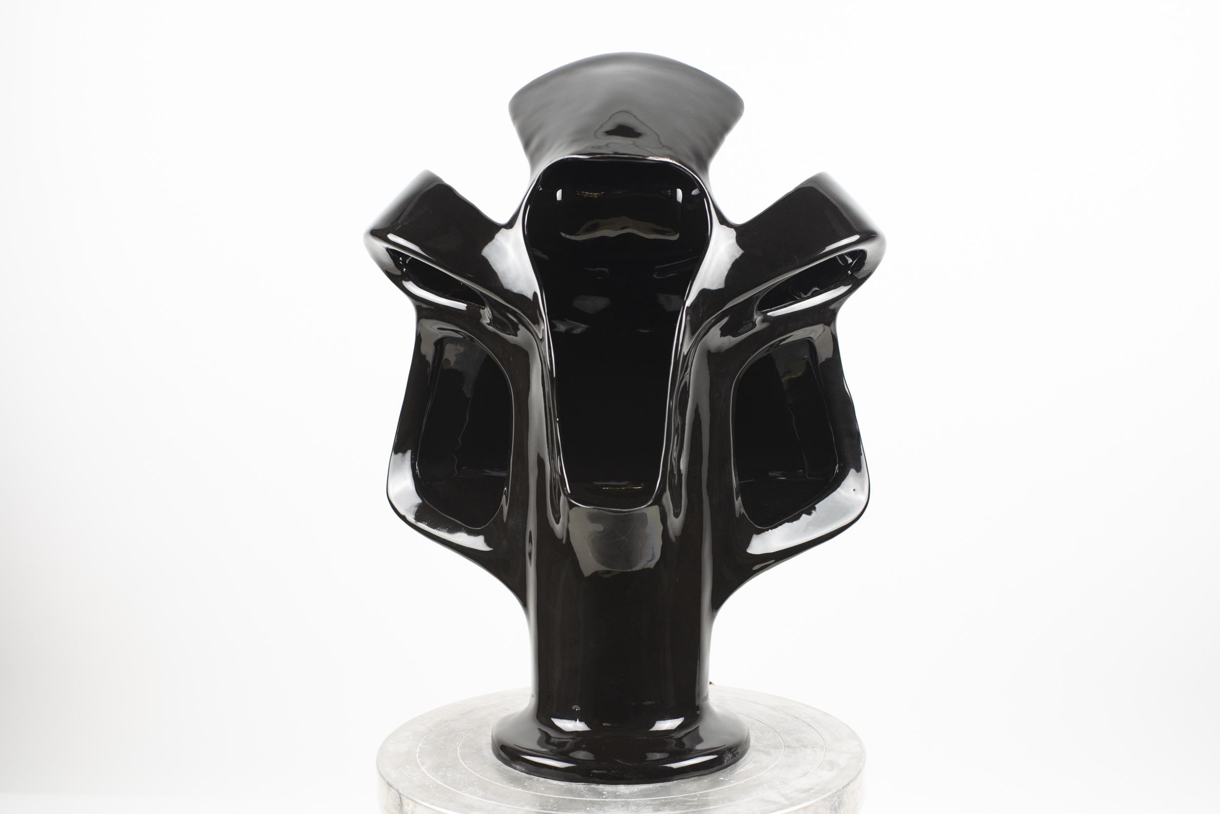 Collection gallery lamp black ceramic samourai boutillon