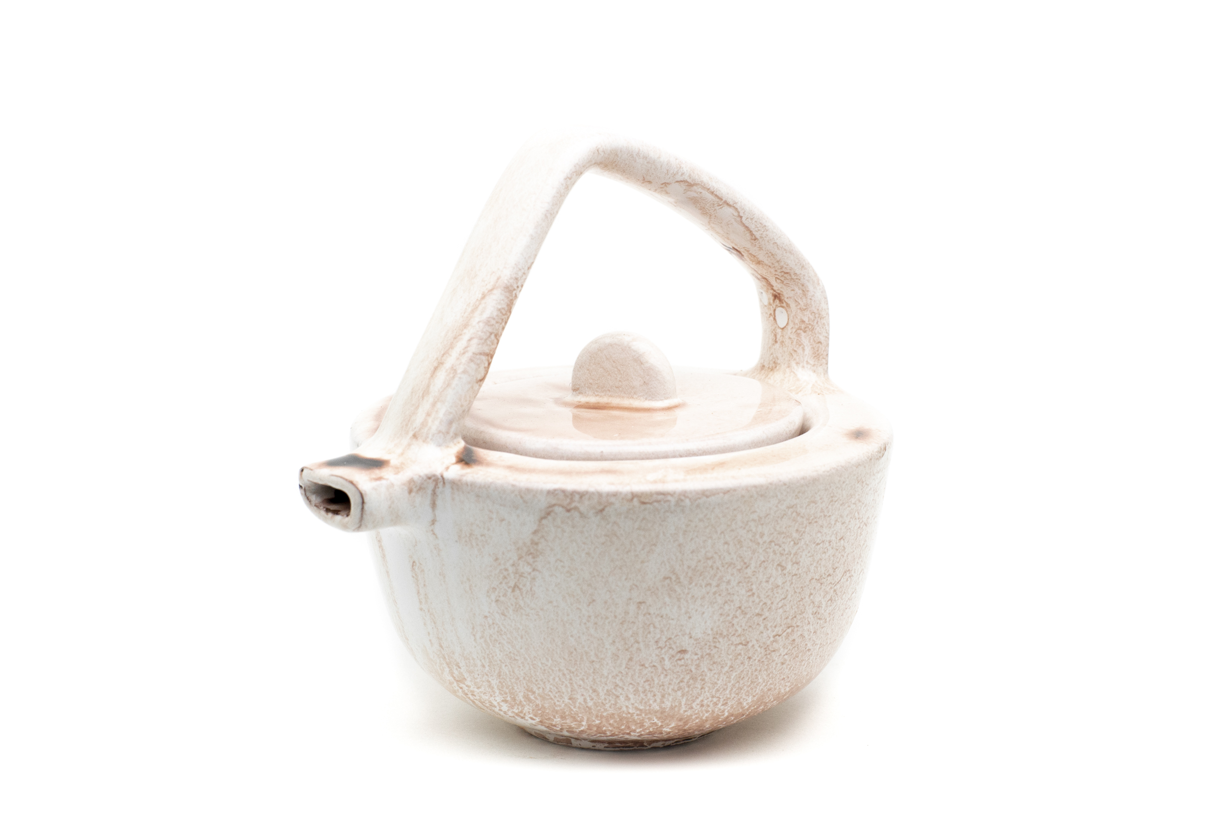 Luxury handmade ceramic teapot pink