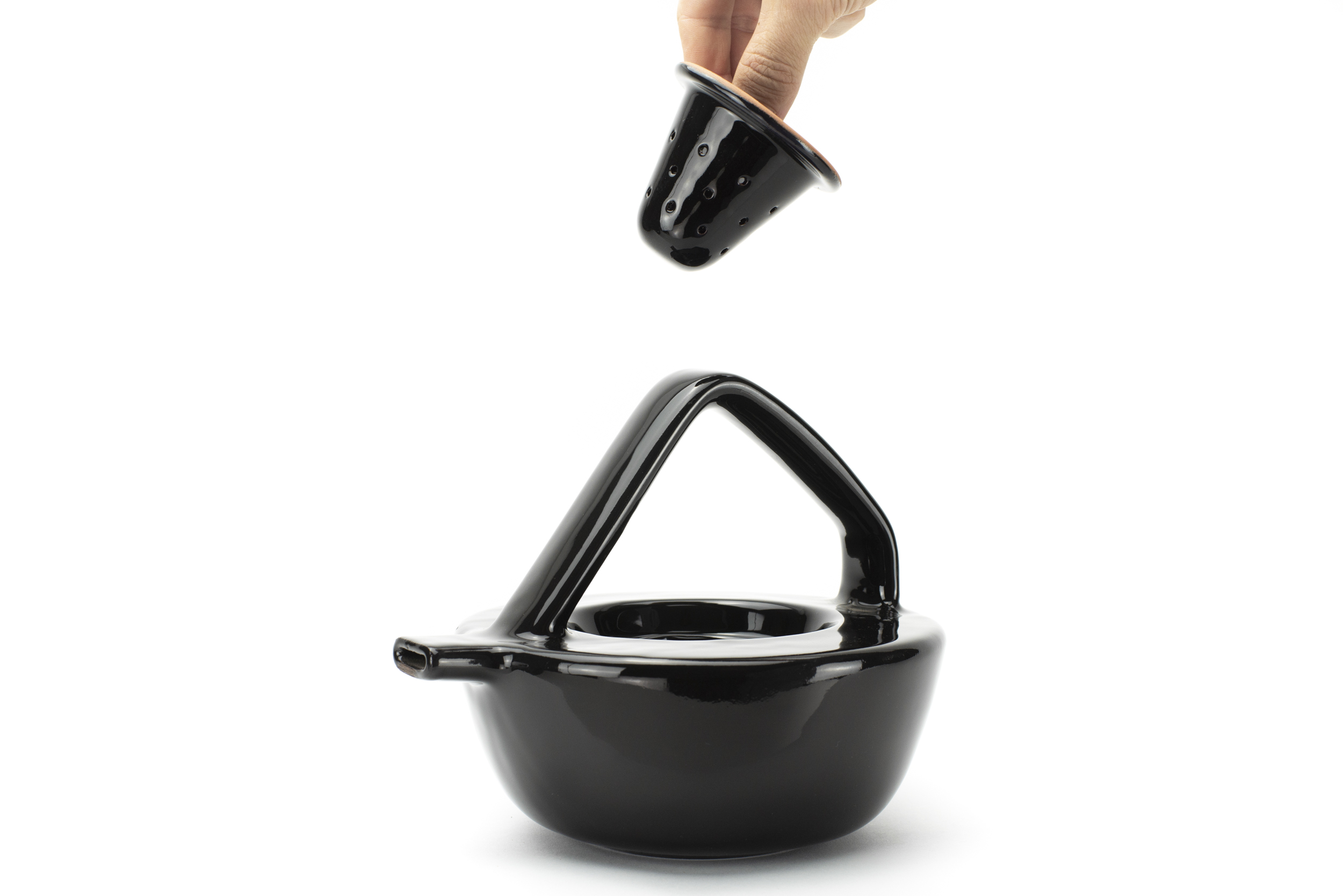 Luxury ceramic designer teapot