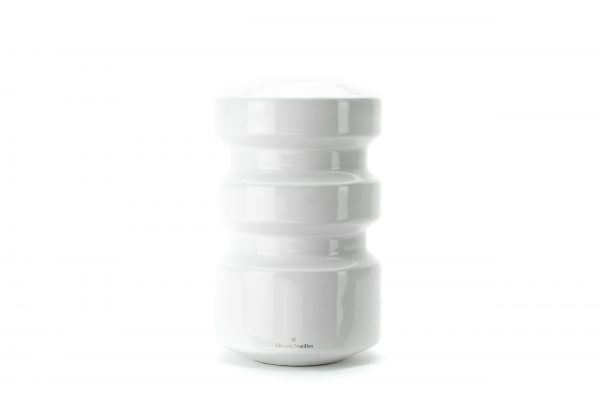white ceramic luxury designer vase