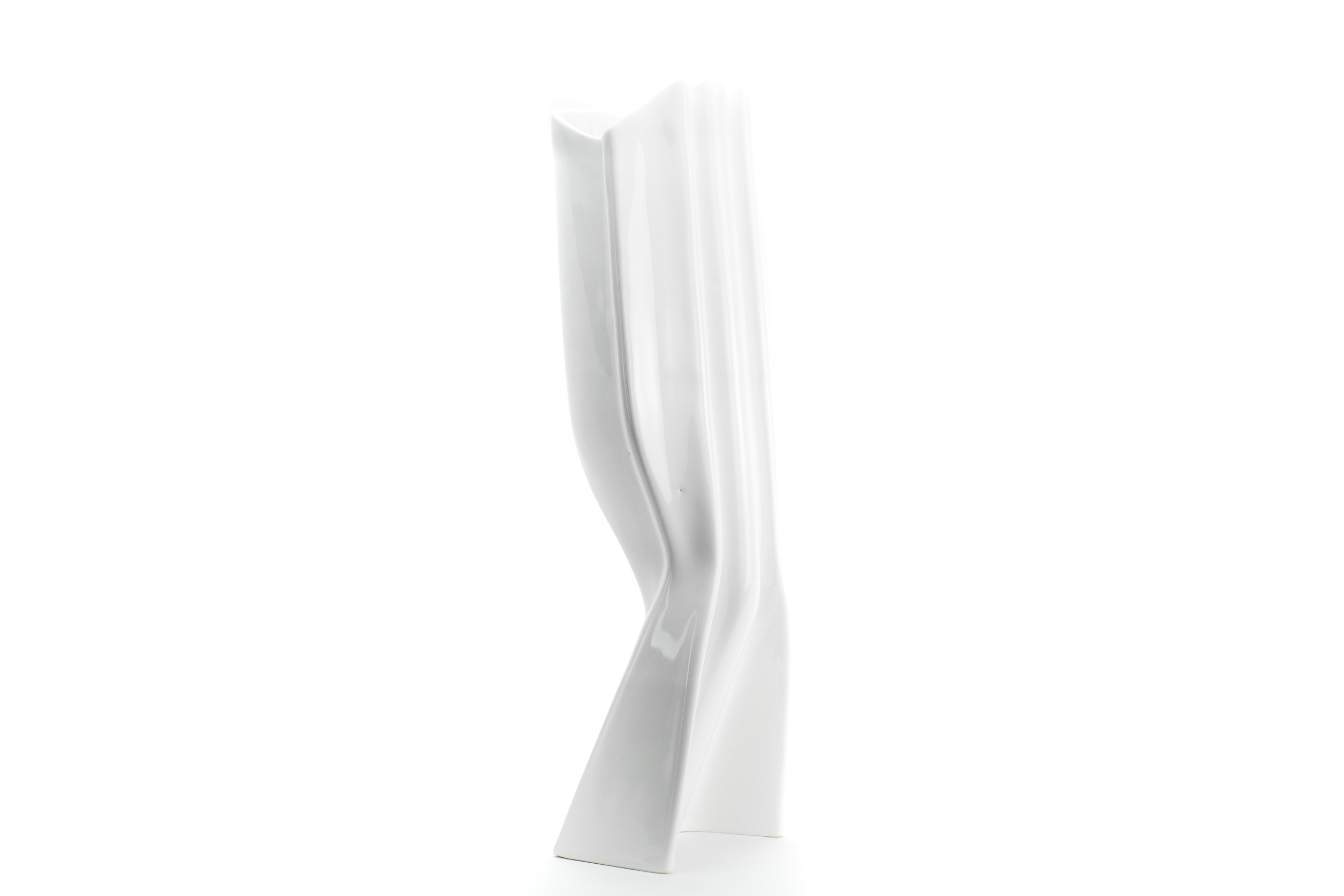 Grand Vase luxe blanc design Aero Boutillon