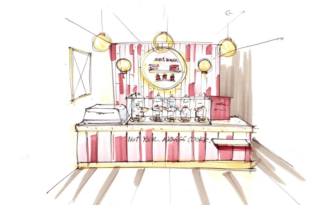 Concept Design Retail pour Jojo’s Dough