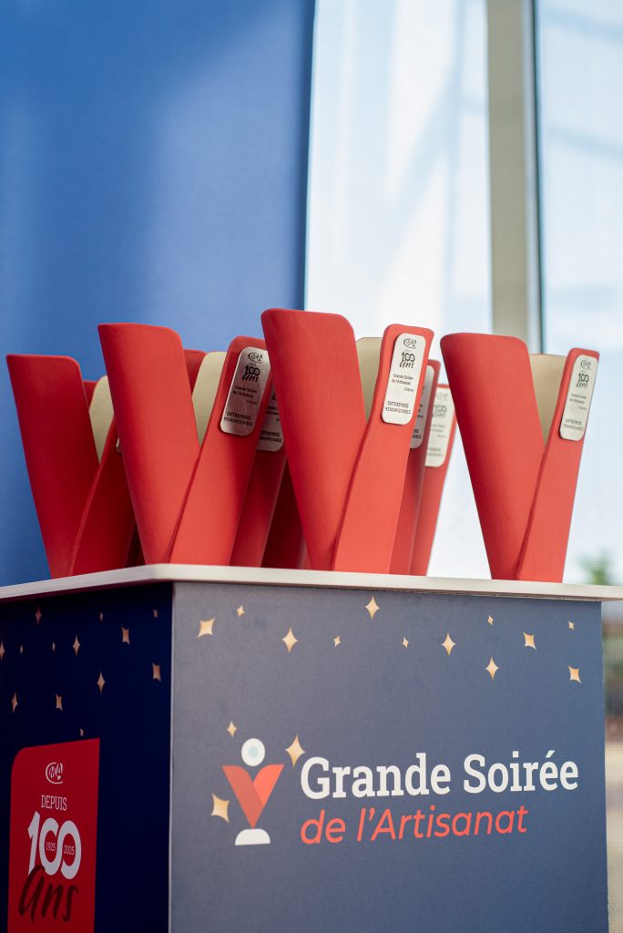 Le trophée réalisé sur mesure par le designer