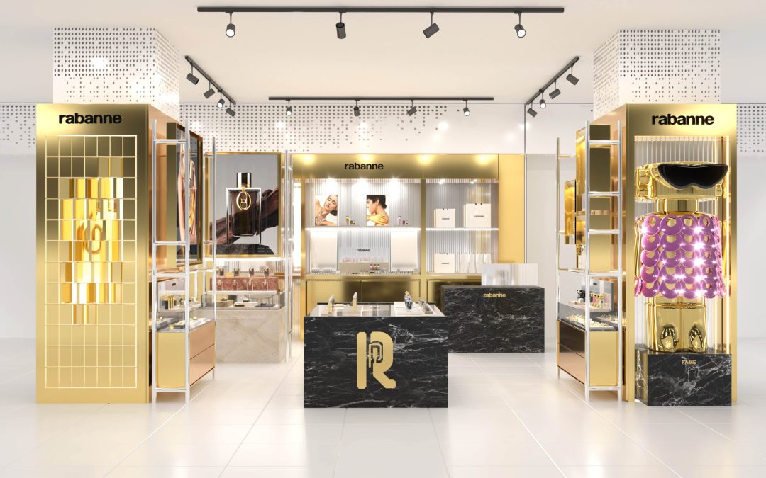 Concept d’implantation luxe Retail Design.