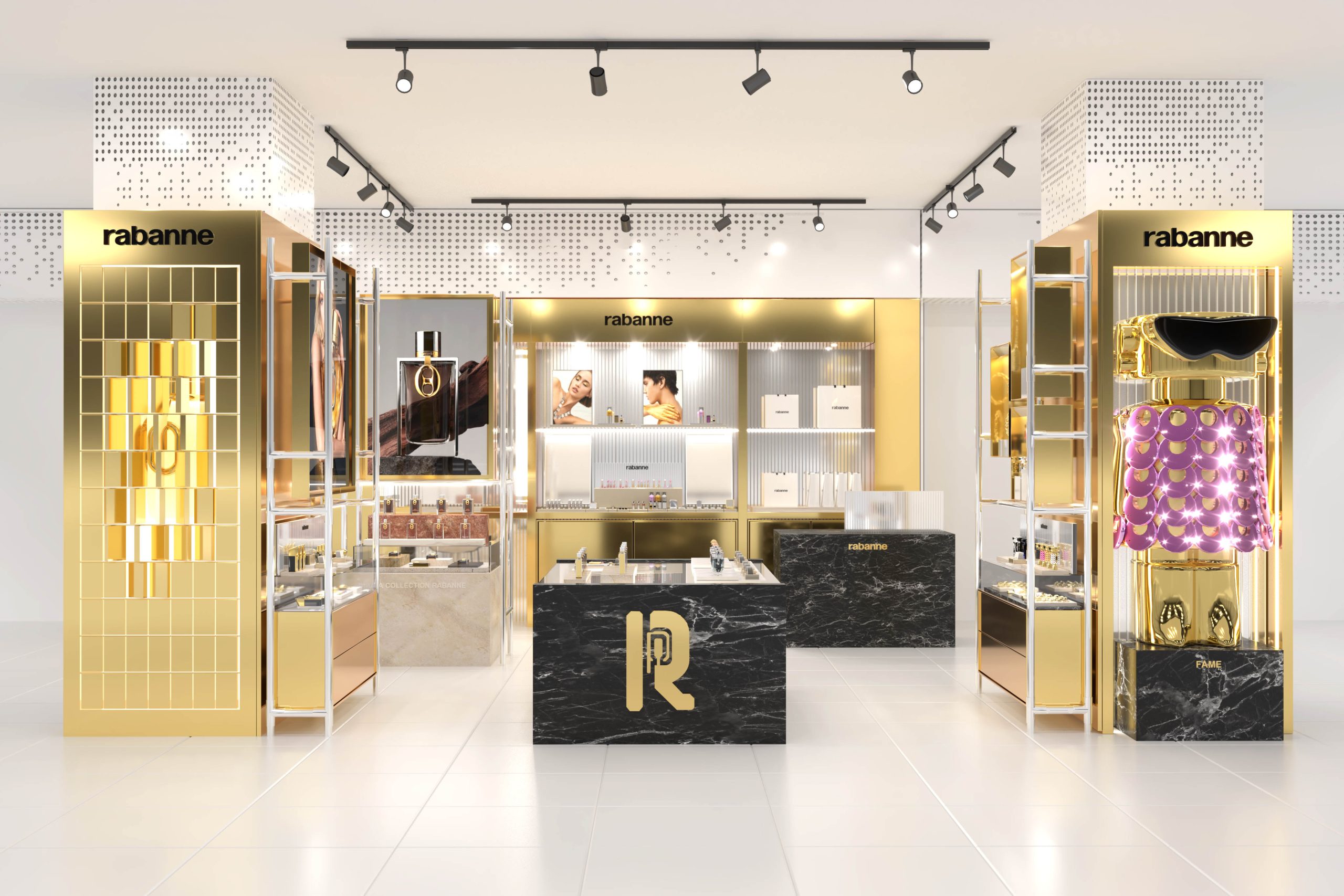 Design retail concept d'implantation luxe