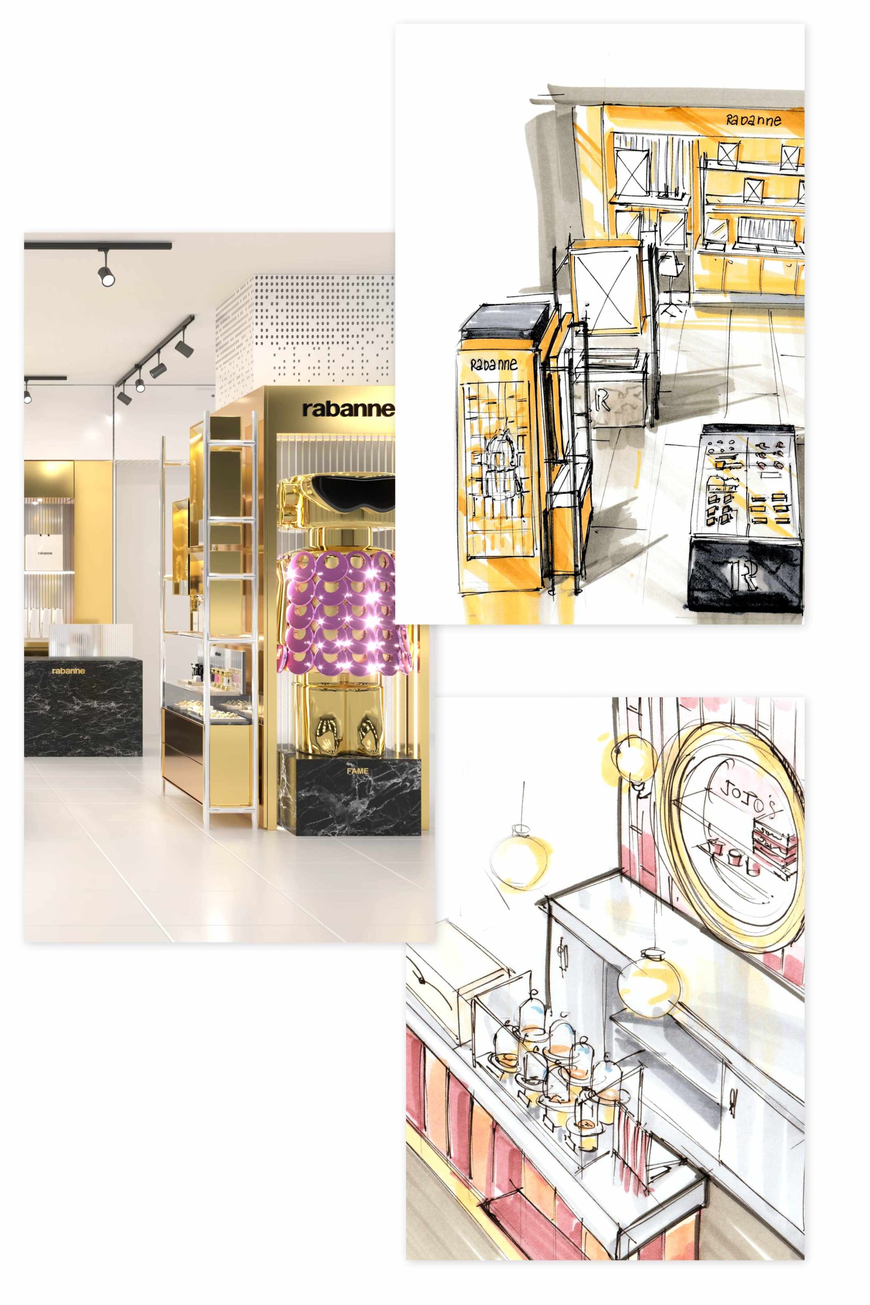 Designer produit luxe lifestyle