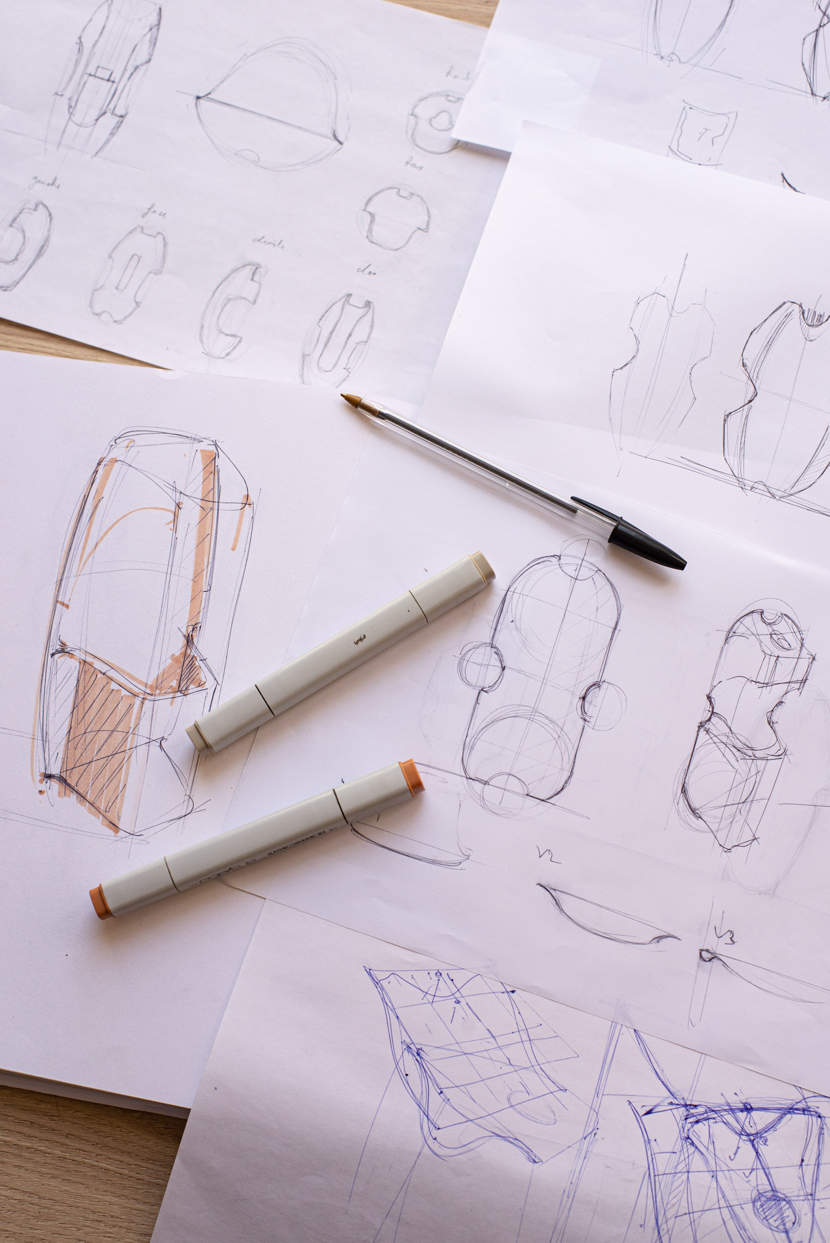 Design accessoire parfum d’intérieur: le sketch